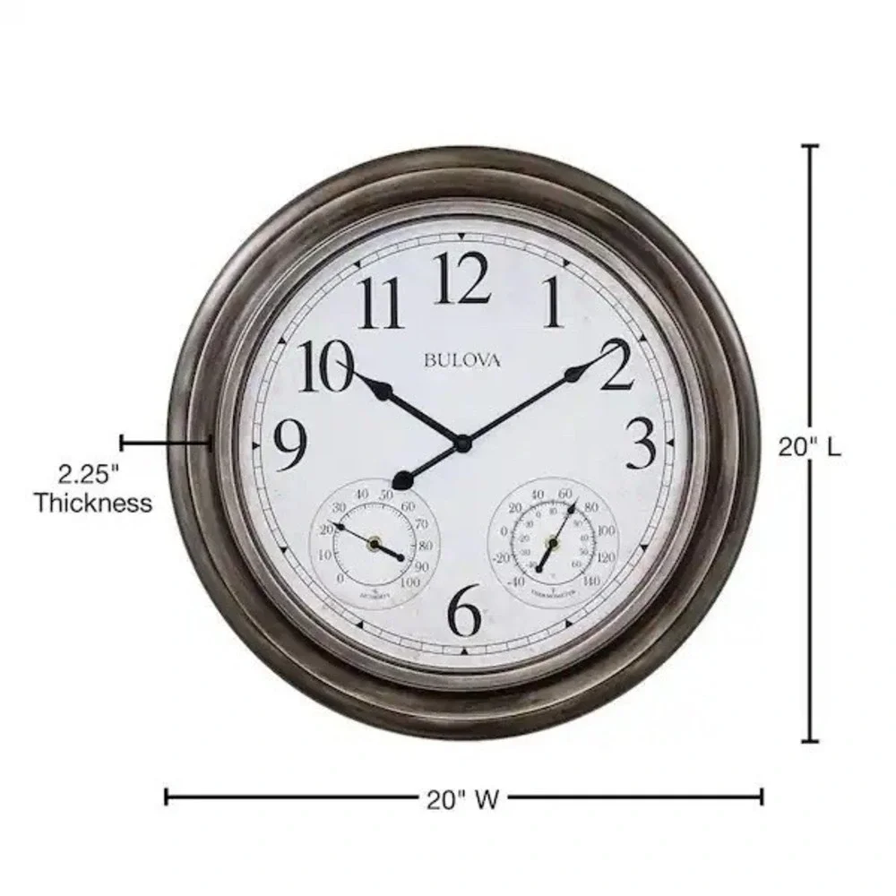 Bulova C4125 Block Island Wall Clock